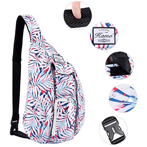 KAMO Sling Backpack - Rope Bag Crossbody Backpack Travel Multipurpose Daypacks for Men Women Lady Girl Teens - Thumbnail 4