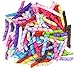 Korker Ribbon for Crafts - HipGirl 2.5 Inch Grosgrain Curled Korker Ribbon for Hair Bow Making, Gift Wrapping, Crafts-Assorted Color, 120 Piece Pack