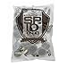 Bulk 25 Pack - Clear Translucent Retractable ID Badge Reels with Alligator Swivel Clip - Bulk Badge Holder Blanks with Swivel Clips for Nurses, Teacher, and Office Employeesby Specialist ID (Clear)