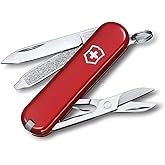 Victorinox Classic SD Swiss Army Knife, Compact, 7 Functions, Swiss Made Pocket Knife with Small Blade, Screwdriver and Key R