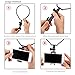 Hands-Free Phone Holder for Streaming - Hanging-On Neck Smartphone Stand for Point of View Photographing or Facebook Live, Selfie Stick Smartphone Holder Easily Picture Video Recording(Black)