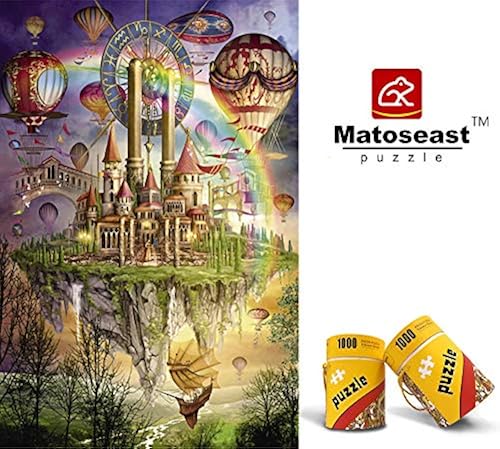 Rainbow City Puzzle Pure Wooden Jigsaw Puzzles 1000 Pieces For Adults And Children Kids Educational Toys In Kuwait Whizz Jigsaw Puzzles