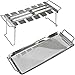 Sorbus® Chicken Leg Grill Rack 12 Slot – for Chicken Legs or Wings – Chicken Drumstick Roaster for Oven, Smoker, or Grill, Great for Barbeques, Picnics (Chicken Grill Rack - Silver)