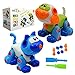 WenToyce Take Apart Toys for Kids, Creative DIY Building Cat Dog Blocks Puzzle Set with Screwdriver, Interlocking Animal Model Builds Problem Solving Motor Skill, STEM Educational Construction Kit