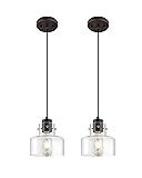 METWET 2 Pack Pendant Lights Kitchen