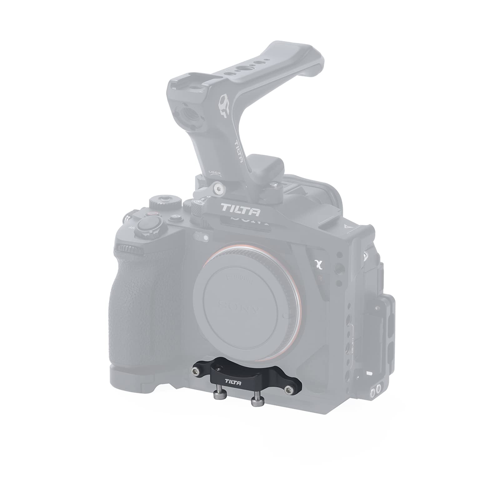 TILTA EF to E Mount Lens Adapter Support Compatible with Sony a7R V Half Camera Cage Black TA-T46-LAS1-B