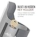 MoKo Armband for iPhone 8 / iPhone 7 / 6s / 6, Sweatproof Sports Armband Running Arm Band for iPhone 8, 7, 6S, 6, 5S, 5, Galaxy S9, S8, S7 Edge, BLU 5.0, Moto G, Silver (Fits Arm Girth 10.8
