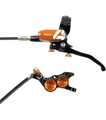 hope　4点セット Hope Tech 4 V4 Disc Brake and Lever Set Blue, Rear : Amazon