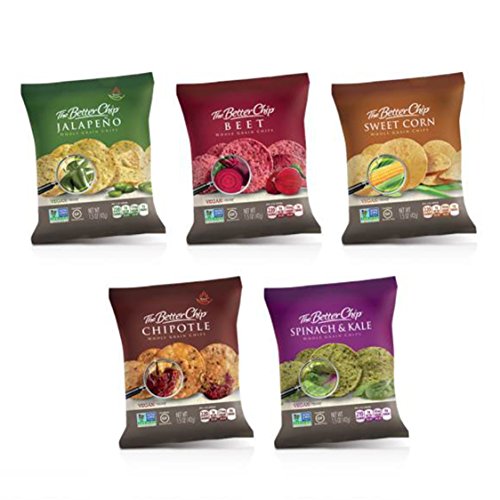 The Better Chip Whole Grain Chips Variety Pack Sampler, 1.5 Ounce (10 Count) - Thumbnail 5