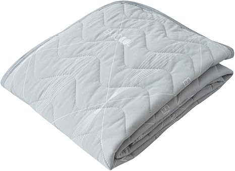 Amazon Co Jp エムール 敷きパッド クイーン グレー 冷感 ひんやり ドライ 夏 夏用 洗える 四隅ゴムバンド 布団カバー シーツ Emcool ホーム キッチン