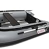 ALEKO-84-Feet-Grey-Inflatable-Boat-Aluminum-Floor-3-Person-Raft-Sport-Motor-Fishing-Boat-3-Plus-Keel-Air-Chambers