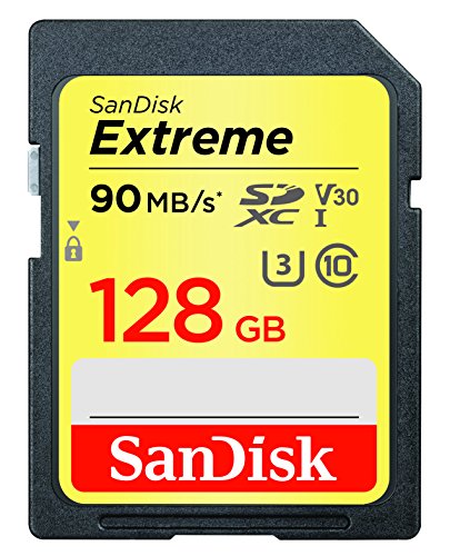 Sandisk extreme 128gb sdxc uhs-i card (sdsdxvf-128g-gnc…