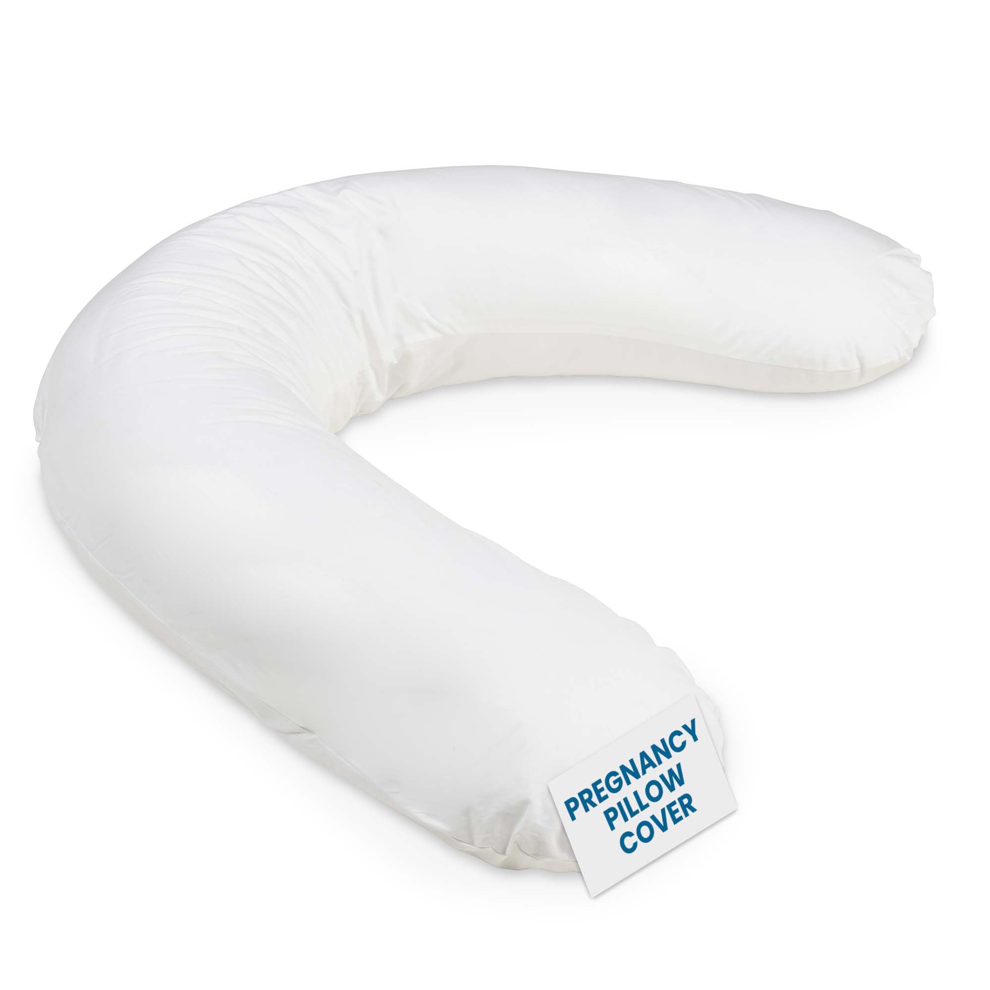 Proheeder Extra Cover Pregnancy and Nursing V Shaped Luxury Support Pillow - Cover in White 100% Percale Cotton with a Anti-Allergy | Made in Portugal