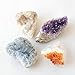 Moontree Amethyst Citrine Celestine Crystal Geodes with Stones Information, Druzy Geode Cluster Specimen Point Rock, Gems Gift Gemstone Gift