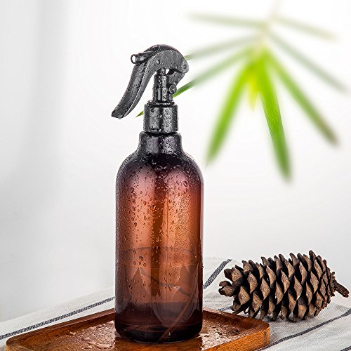 image for household sprayer Spray Bottles, 16oz Plastic Spray Bottles with Blac