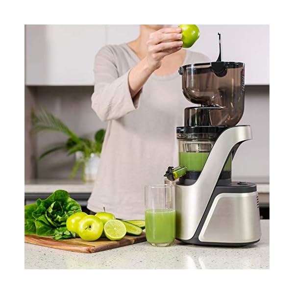 BioChef-Quantum-Whole-Slow-Juicer-Wide-Mouth-Slow-Masticating-Juicer-for-Whole-Fruit-and-Vegetables-Cold-Press-Juicer-Machine-with-Commercial-Motor-4-Juicing-Strainers-37-RPM-for-Max-Nutrients BioChef Quantum Whole Slow Juicer - Wide Mouth Slow Masticating Juicer for Whole Fruit and Vegetables | Cold Press…