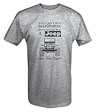 You Can't Buy Happiness Jeep Wrangler T shirt - Xlarge