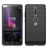Lenovo Phab 2 Pro Case,MYLB Ultra Slim Lightweight Carbon Fiber Design Flexible Soft TPU Case Highstrength Shockproof Protective Back Cover to Protect the Mobile Phone for Lenovo Phab 2 Pro (Black)
