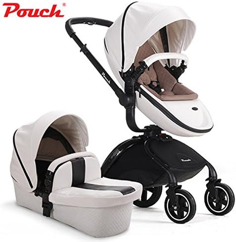 Brand Pouch 2 in 1 Luxury Baby Stroller, Travel System (Coffee 2 In 1)