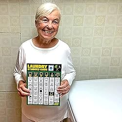Laundry Symbols Guide Magnet - Extra Large Easy to