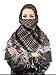 Boao 2 Pieces Keffiyeh Shemagh Arab Scarf Wrap Tactical Desert Scarf Head Wrap (Color Set 2)