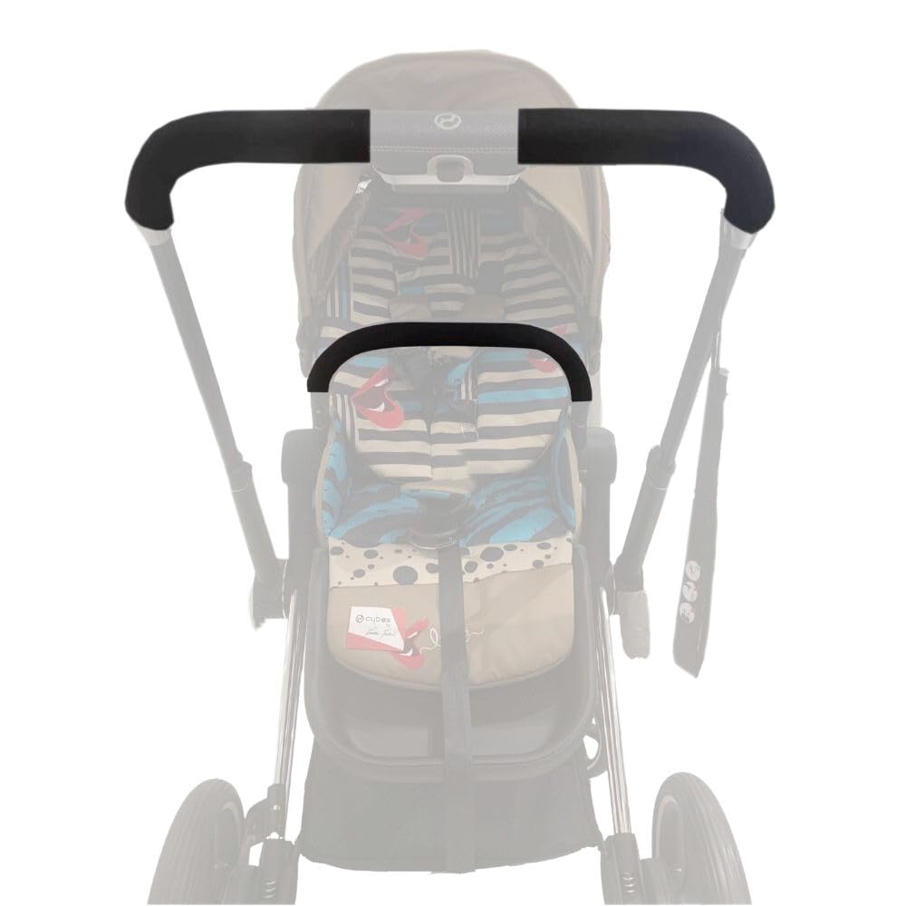 PROTEC TIF | Pack of Neoprene Handlebar Covers and Handle Compatible with CYBEX E-PRIAM