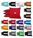 Johnson Enterprises, LLC 8 Standard Corn Filled Regulation Duck Cloth Cornhole Bags! 17 Colors (You Pick)!! (Black/Grey)