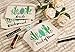 Bridal Shower Makeup Bag - 5-Pack Canvas Cosmetic Pouches for Wedding Favors, Bachelorette Party Gifts, Accessories, Cactus Design, 7.2 x 4.7 Inches