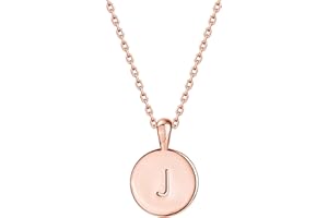 PAVOI 14K Gold Plated Letter Necklace for Women | Gold Initial Necklace