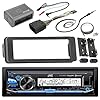 JVC-KDX33MBS-Marine-Radio-Stereo-Receiver-For-1998-2013-Harley-Davidson-Touring-Flht-Flhx-Flhtc-Bundle-With-Scosche-Adapter-Dash-Kit-With-Handle-Bar-Control-Module-Enrock-Wire-Antenna JVC-KDX33MBS-Marine-Radio-Stereo-Receiver-For-1998-2013-Harley-Davidson-Touring-Flht-Flhx-Flhtc-Bundle-With-Scosche-Adapter-Dash-Kit-With-Handle-Bar-Control-Module-Enrock-Wire-Antenna