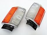 CHROME CORNER LIGHTS PAIR FOR TOYOTA HILUX 2WD LN50