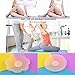 Senchanting Thin Reusable Adhesive Silicone Nipple Covers Breast Petals Pasties (4 pair round)