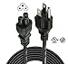 iMBAPrice 15 Feet Extra Long AC Power Cord Cable (NEMA 5-15P to IEC320C5) for LG TV (65LB6190/55LB5900/50LN5750/47GA6400/32LN5310/32LN5700) and More