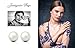 JewelryPalace 925 Sterling Silver Freshwater Cultured 8-9mm White Pearl Stud Earrings