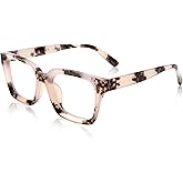 FEISEDY Glasses Frame Womens, Square Thick Eyeglasses Frame, Classic Eyewear for Men B2461