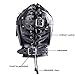 Leather Bondage Gimp Mask Hood, Black Full Face Blindfold Breathable Restraint Head Hood, Sex Toys, for Unisex Adults Couples, BDSM/LGBT Fetish Hoodthumb 3