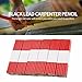 72Pcs 175mm Red Carpenter Pencil Octagonal Hard Woodworking Marking Lead Pencils