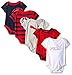 PUMA Baby Boys' 5 Pack Bodysuit Pack, Navy, 0/3M