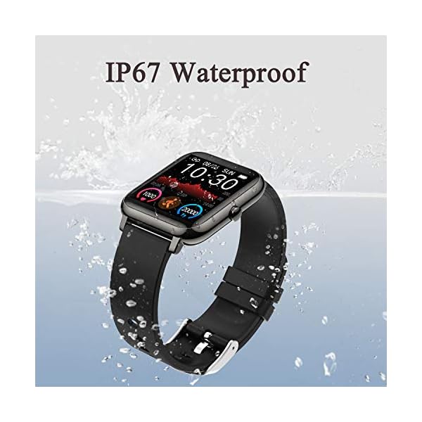 Rinsmola-Smart-Watch-for-Men-Women-Fitness-Watch-14-Full-Touch-Screen-Fitness-Tracker-with-Heart-Rate-Sleep-Monitor-Step-Calorie-Counter-IP67-Waterproof-Smartwatch-for-with-iPhone-Android-Phone Rinsmola Smart Watch for Men Women, Fitness Watch 1.4" Full Touch Screen, Fitness Tracker with Heart Rate Sleep Monitor Step Calorie Counter, IP67 Waterproof Smartwatch for with iPhone Android Phone