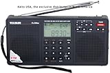 Tecsun PL398MP DSP Digital AM/FM/LW Shortwave Radio with Dual Speakers & MP3 Player