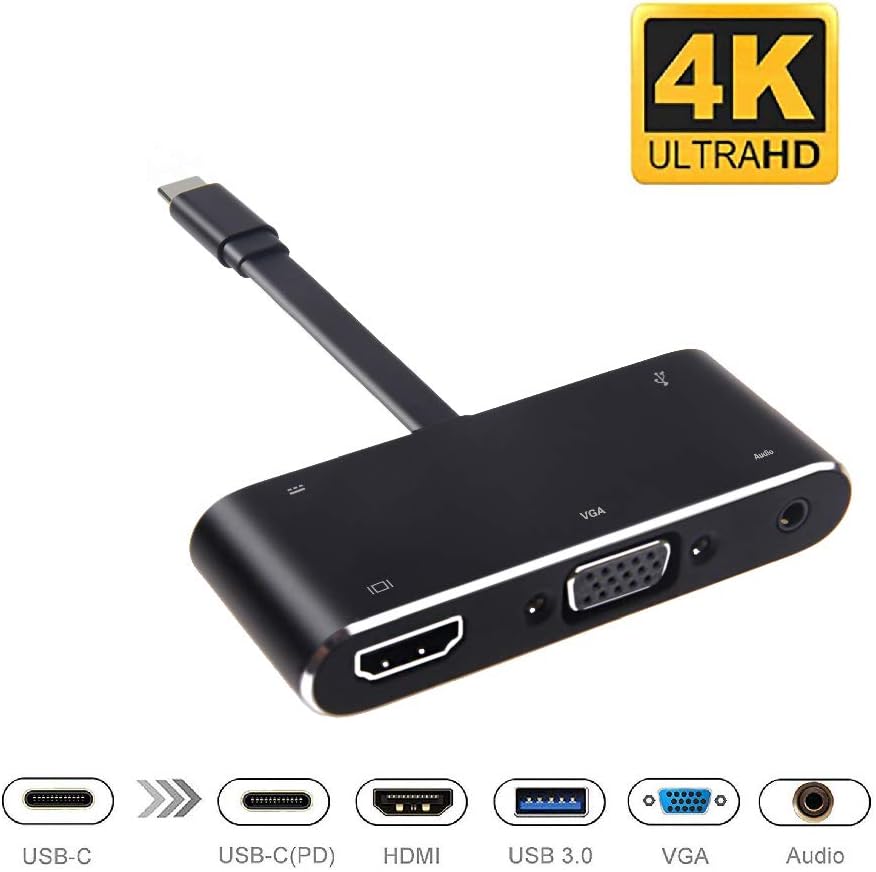Goodex Dock Set for Nintendo Switch, Dex Desktop PC Station for Samsung Galaxy S8,USB Type C Converter to HDMI Adapter Hub for Projector TV Monitor for MacBook / ChromeBook (Silver)