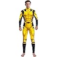 Mens Superhero Onesie Costume Fancy Fight Suit Dress Up Halloween Special Bodysuit Movie Cosplay Romper