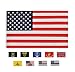 RainRoad American Flag 3x5 ft, Printed Polyester Double-Sided US Military Banner | for Inside/Outside Use | UV Protected, Long Lasting | Brass Grommets for Easy Display | U.S. Flag(us Flag) primary