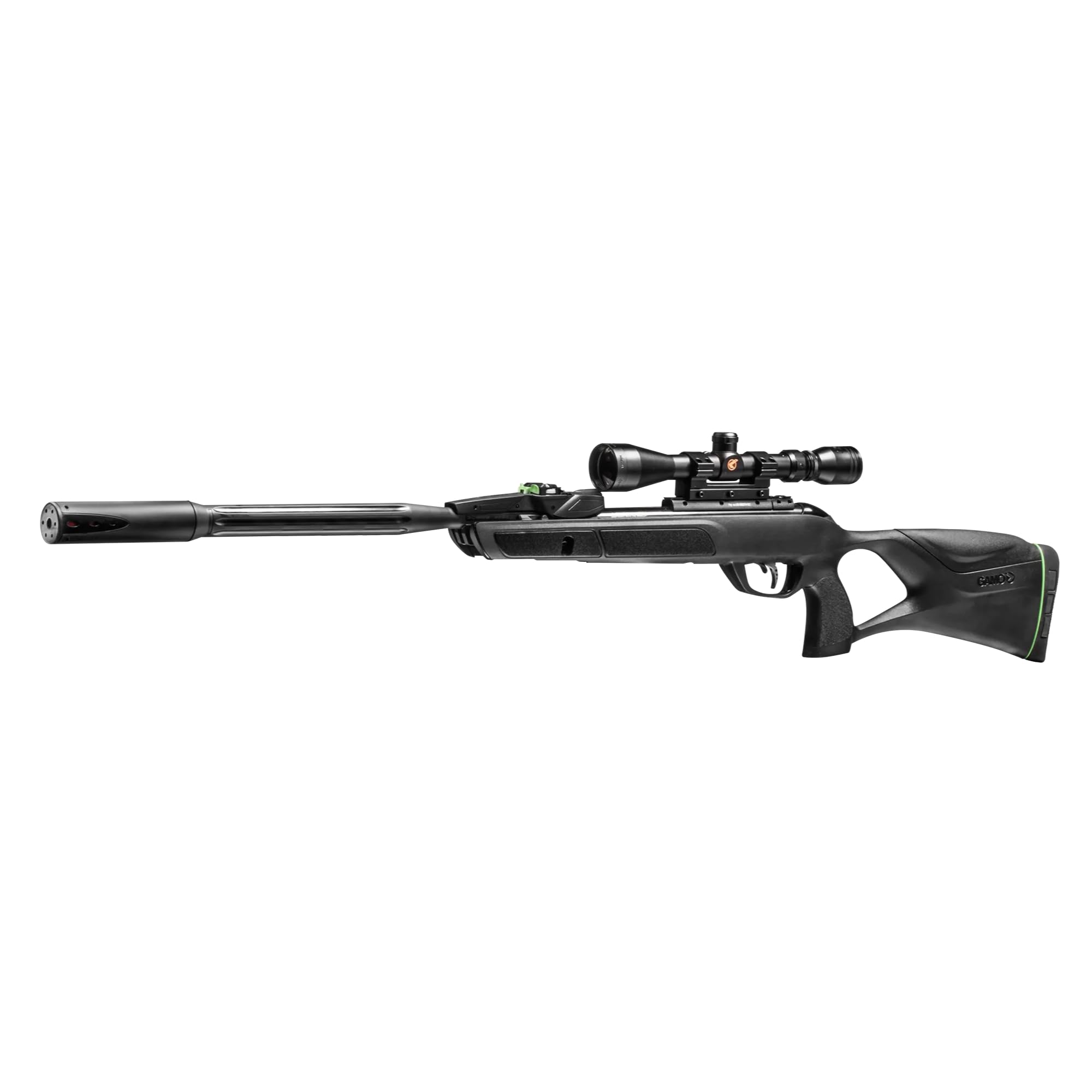 Gamo, rifle de aire Swarm Fusion 10X GEN3i con alimentación de inercia calibre .22, pistola de aire comprimido de perdigones de 10 disparos de alta potencia, velocidad de 1000 FPS.