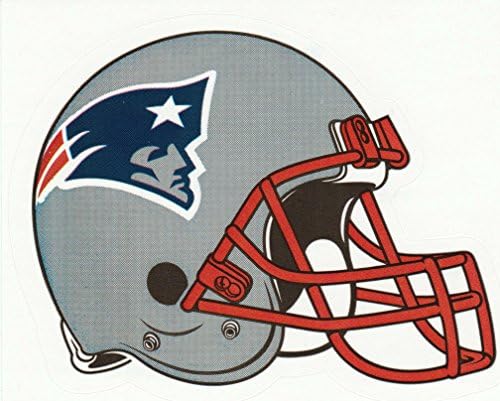 4 Stickers Patriot Die Cut Stickers NFL Football Helmet Logo Sticker Team Set Boston Pats