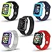 Apple Watch Case by La Zuzzi, 10 Soft Covers, 38mm, for Apple Watch Sport, Apple Watch & Edition, Anti Scratch Protection Cover, Match Colors with Your iPhone Case, New in Apple Watch Accessories!