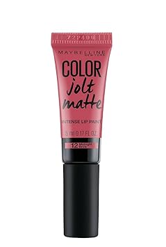 Maybelline New York Color Jolt Lip Paint Matte Lipstick, 12 Midnight Brick, 5ml