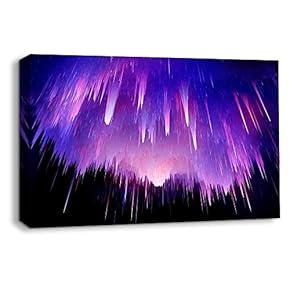 for Living Room Bedroom Home Artwork Paintings Colorful Energy Wave