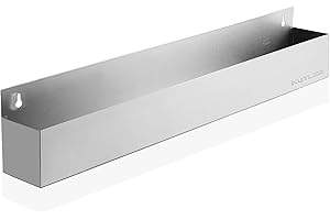 KUTLER 32-inch Single Speed Rail, Stainless Steel Rack, Liquor Bottle Holders for Restaurants, Bars