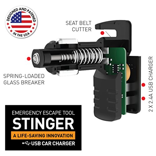 Ztylus Stinger USB Emergency Escape Tool LifeSaving Rescue Car